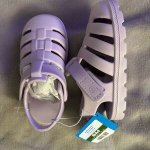 Stride Rite Purple Sandals with Closed Toe